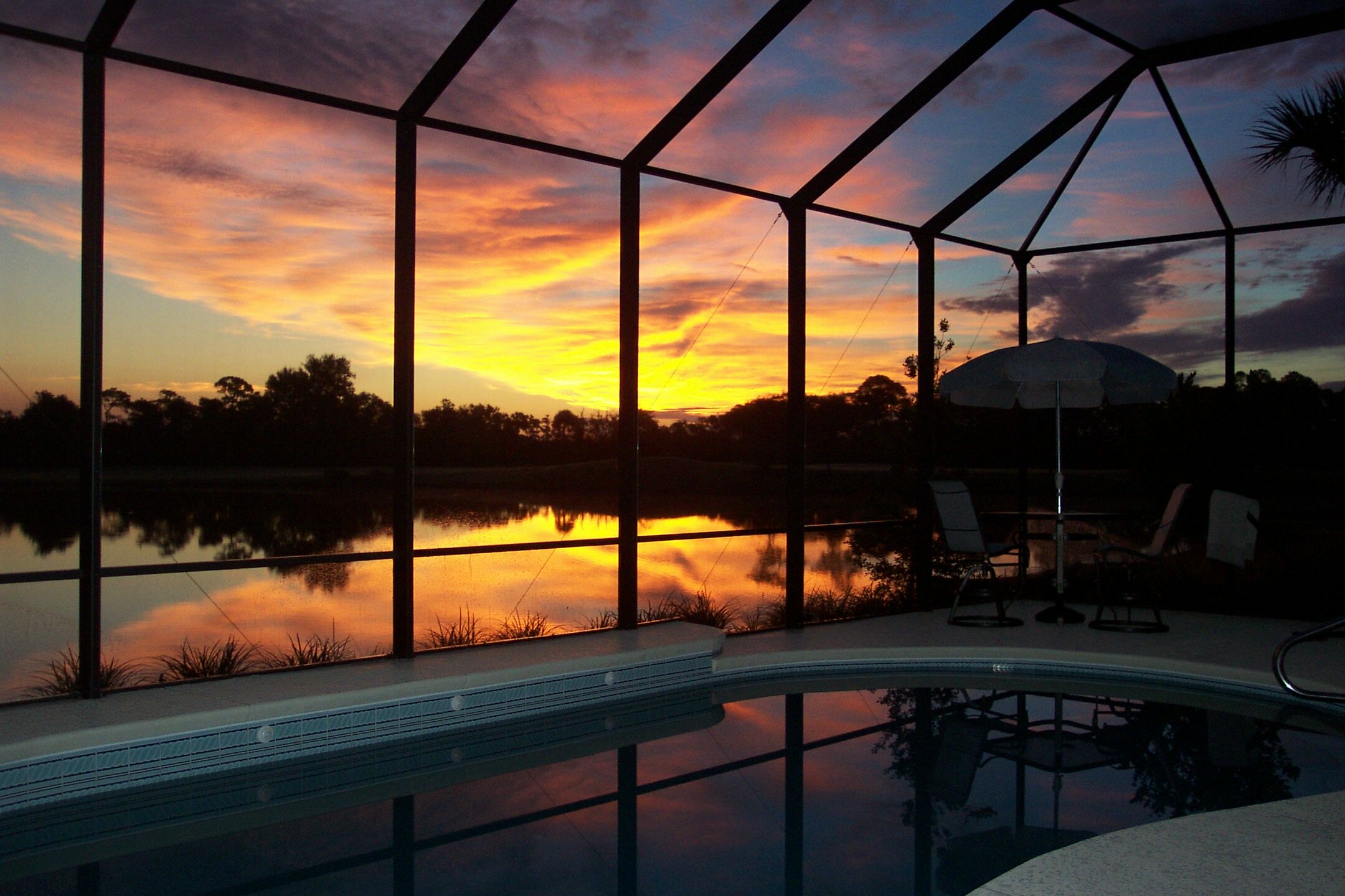 Sunrise from Lanai at 16 Players Circle in Grand Haven - Palm Coast